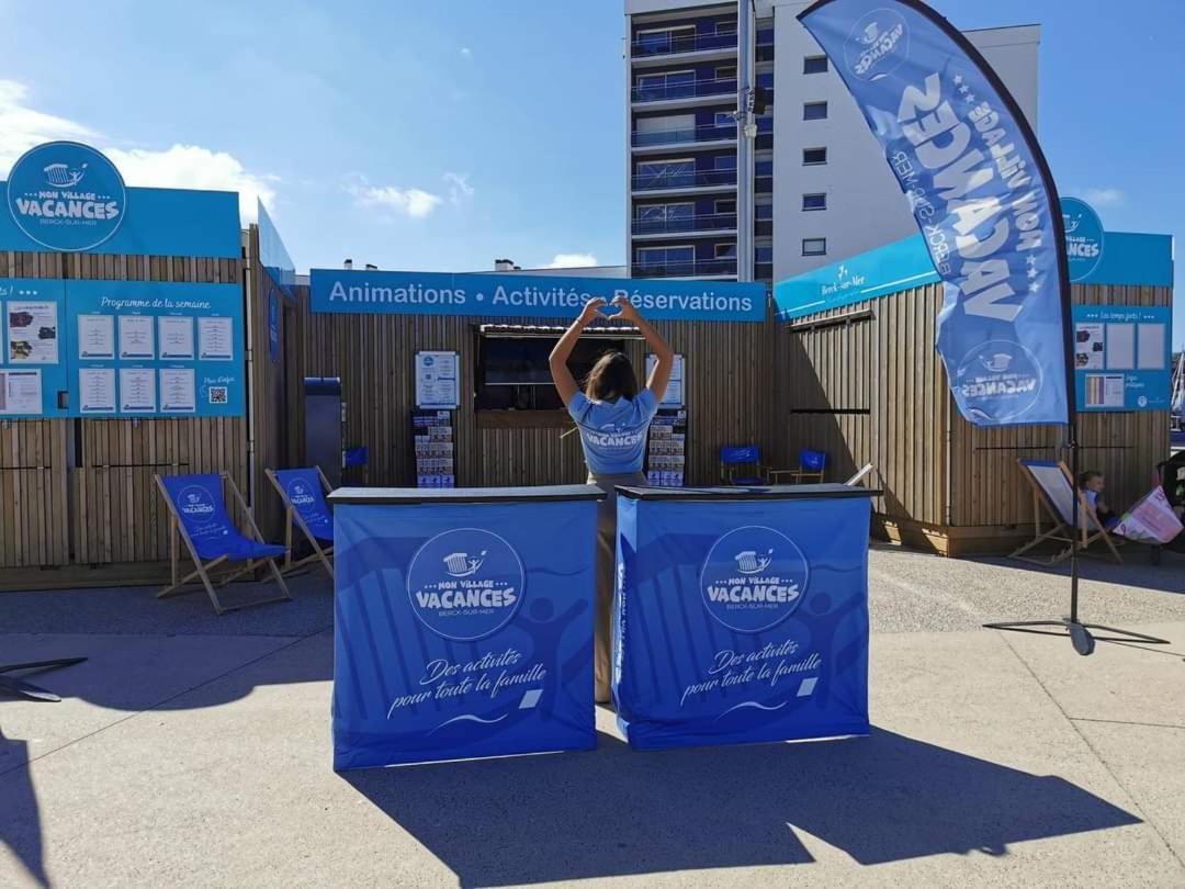 L'Alteia - L'Appartement Les Pieds Dans L'Eau Avec Place De Parking Prive Et Acces Direct A La Plage Berck Dış mekan fotoğraf